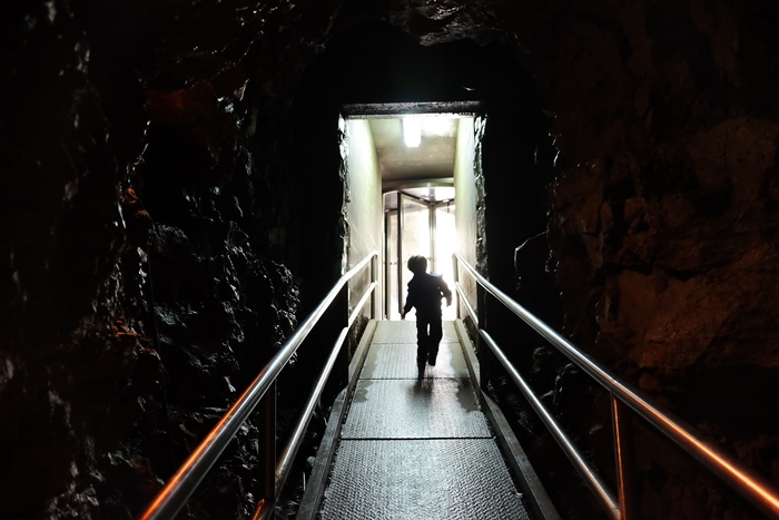 leaving Frozen Niagara tour of Mammoth Cave