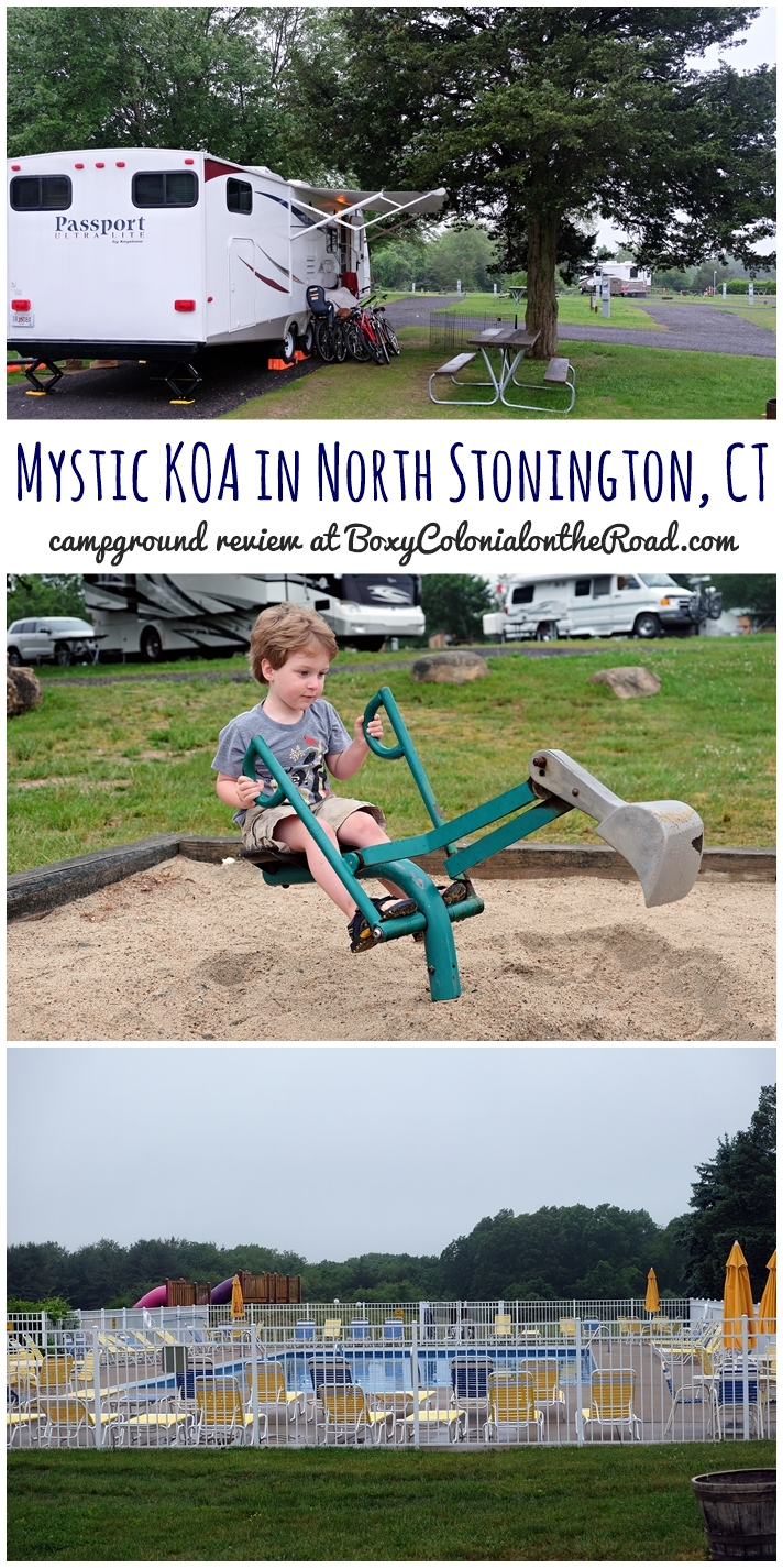 Campground review of the Mystic KOA in North Stonington, CT
