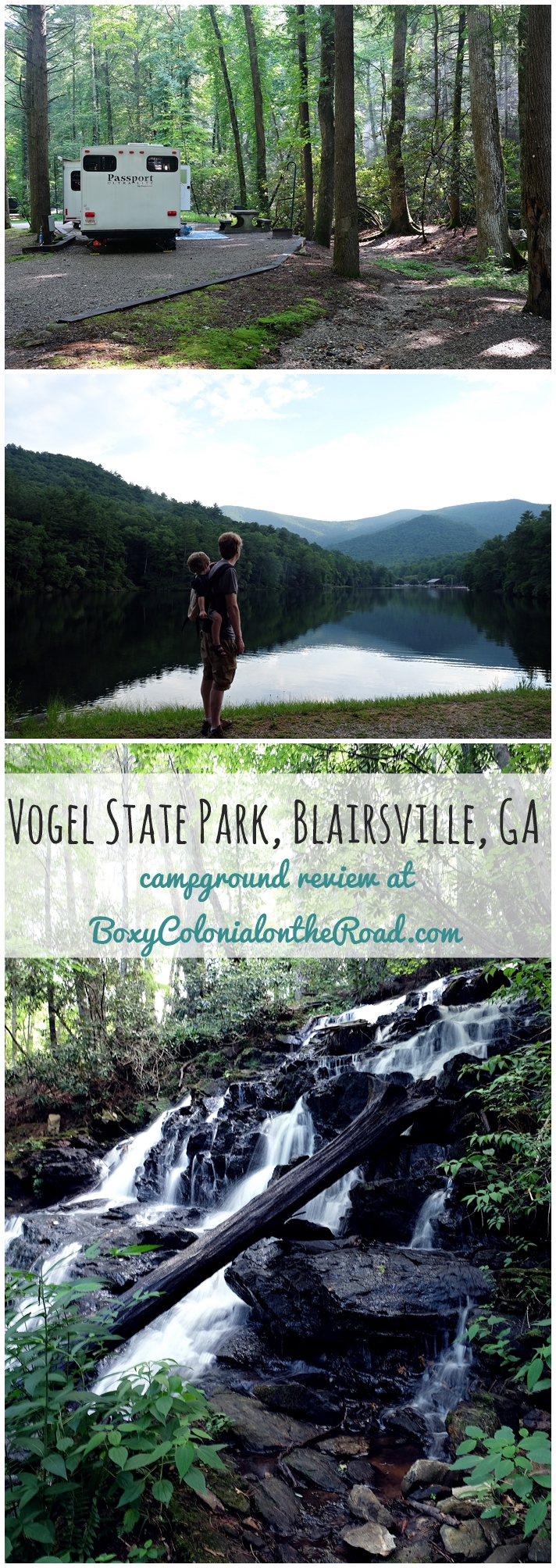 A few days at Vogel State Park in Blairsville, GA with kids: campground review and activities in the park