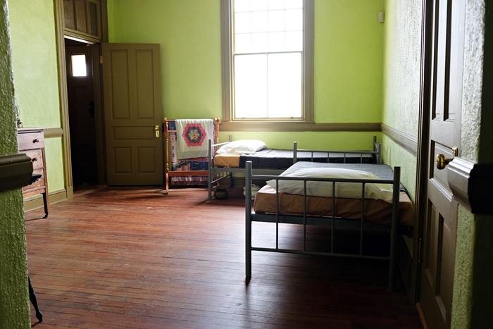 bedroom at Old Harbor Light Saving Station, Provincetown, MA