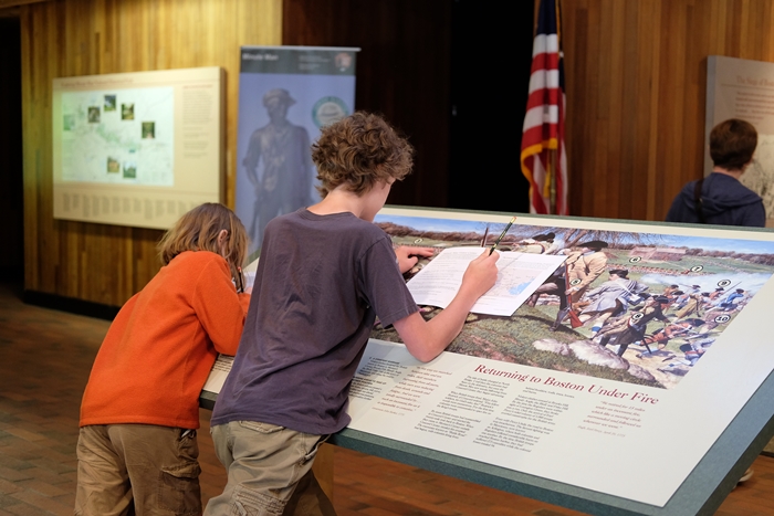 Minute Man Visitor Center, junior ranger booklets