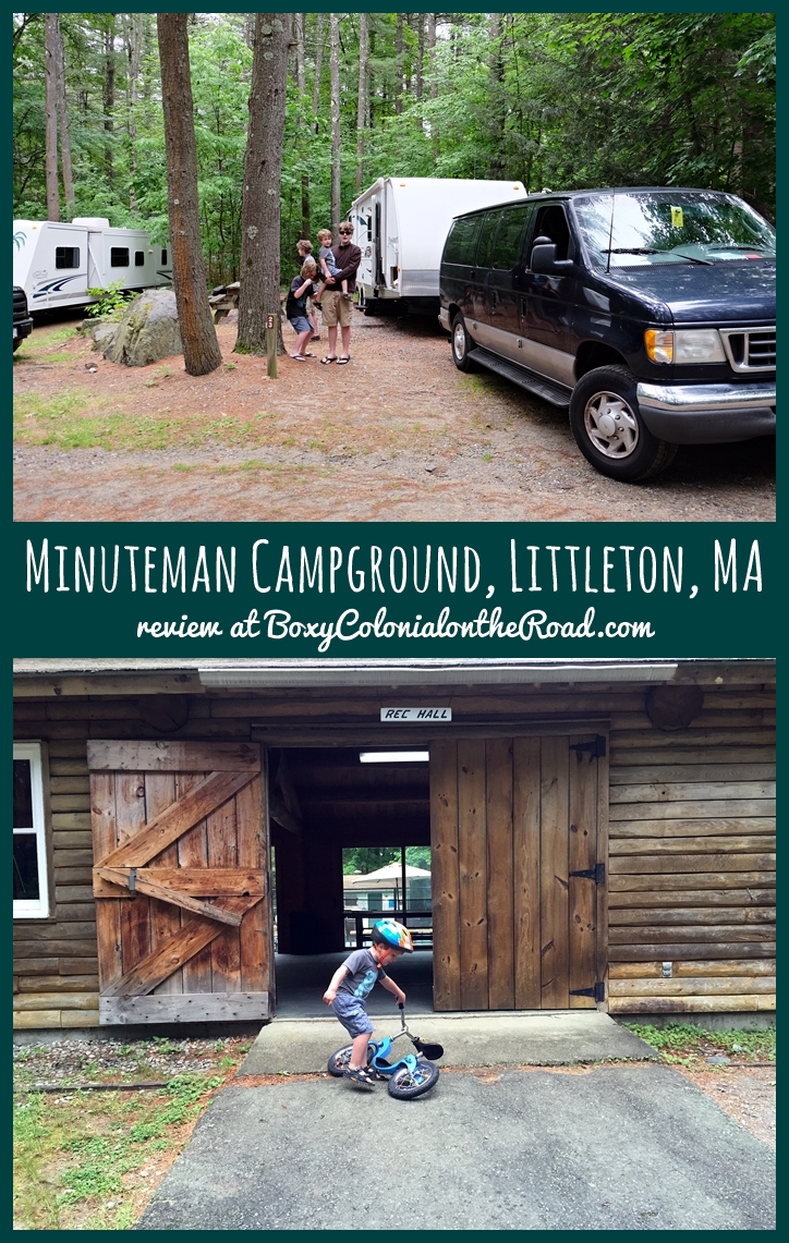 review of the Minuteman Campground in Littleton, MA: great option close to Boston