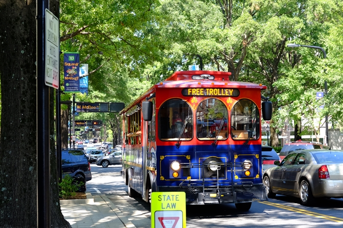 free trolley, greenville, sc