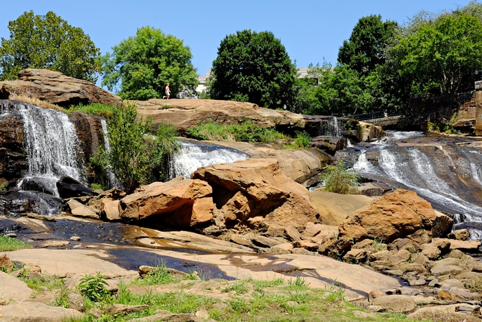 falls park, greenville south carolina