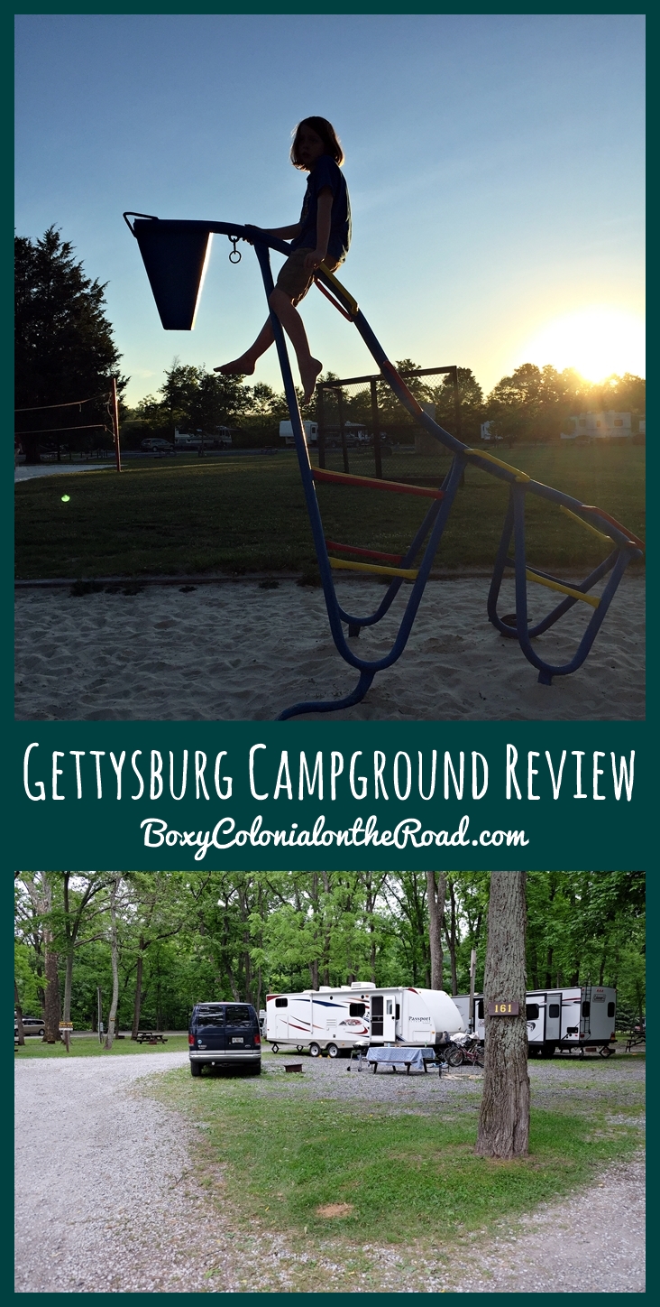 Review of our stay at Gettysburg Campground in Pennsylvania