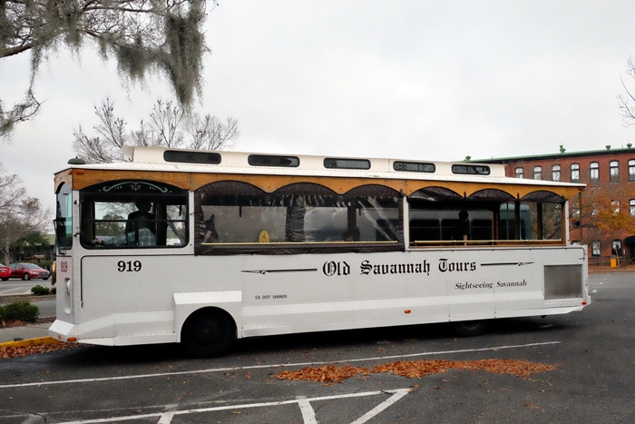 Old Savannah Tours trolley bus