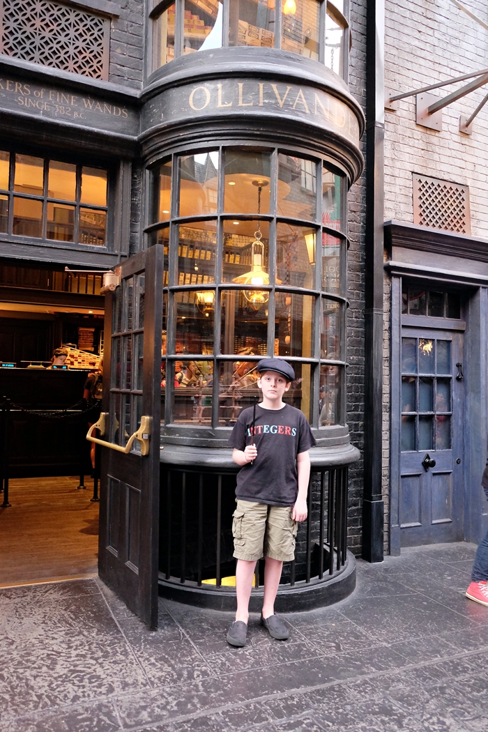 buying a wand at Universal Orlando