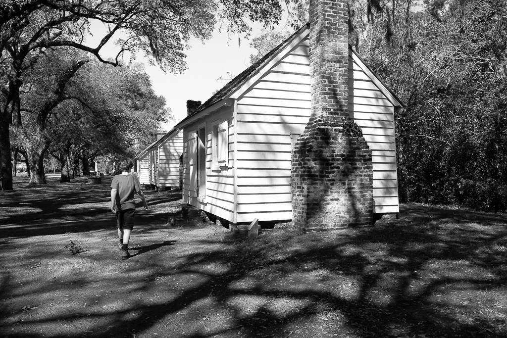 slave cabins at McCleod Plantation
