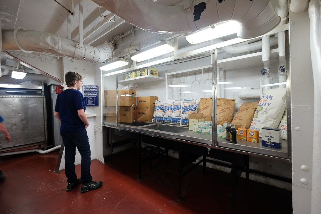 chocolate chip cookies on USS Yorktown