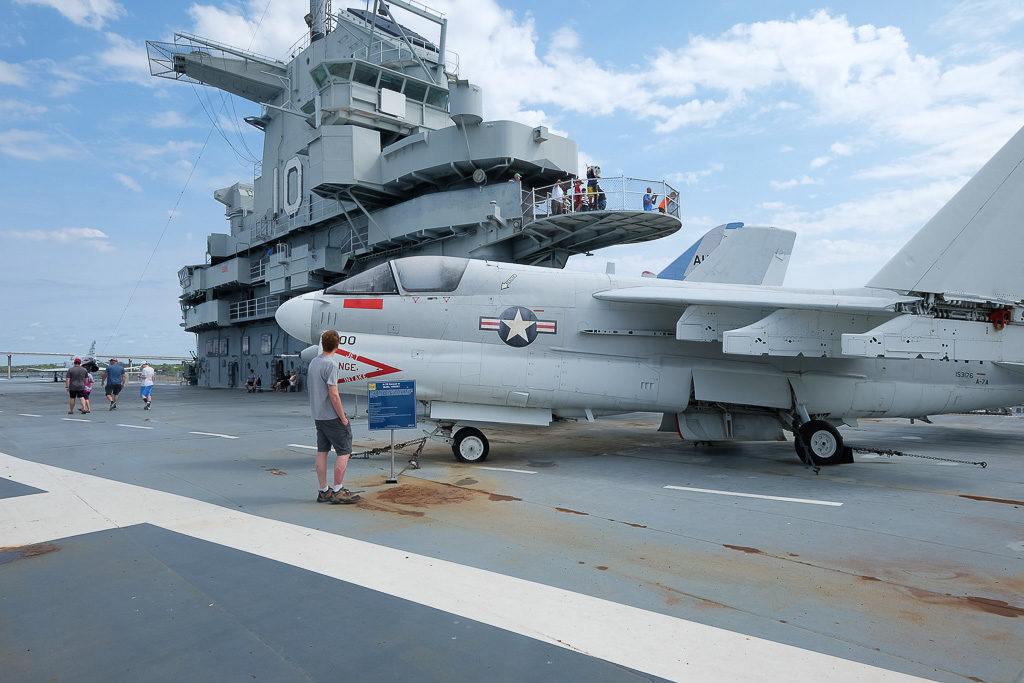 USS Yorktown flight deck