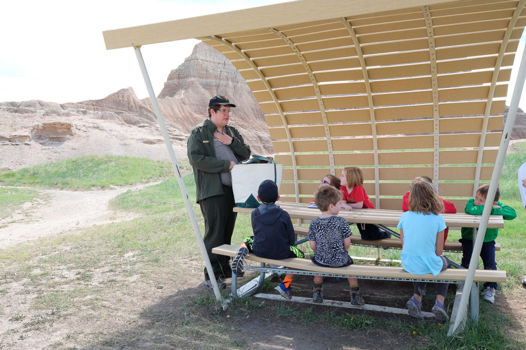 junior ranger badge, badlands