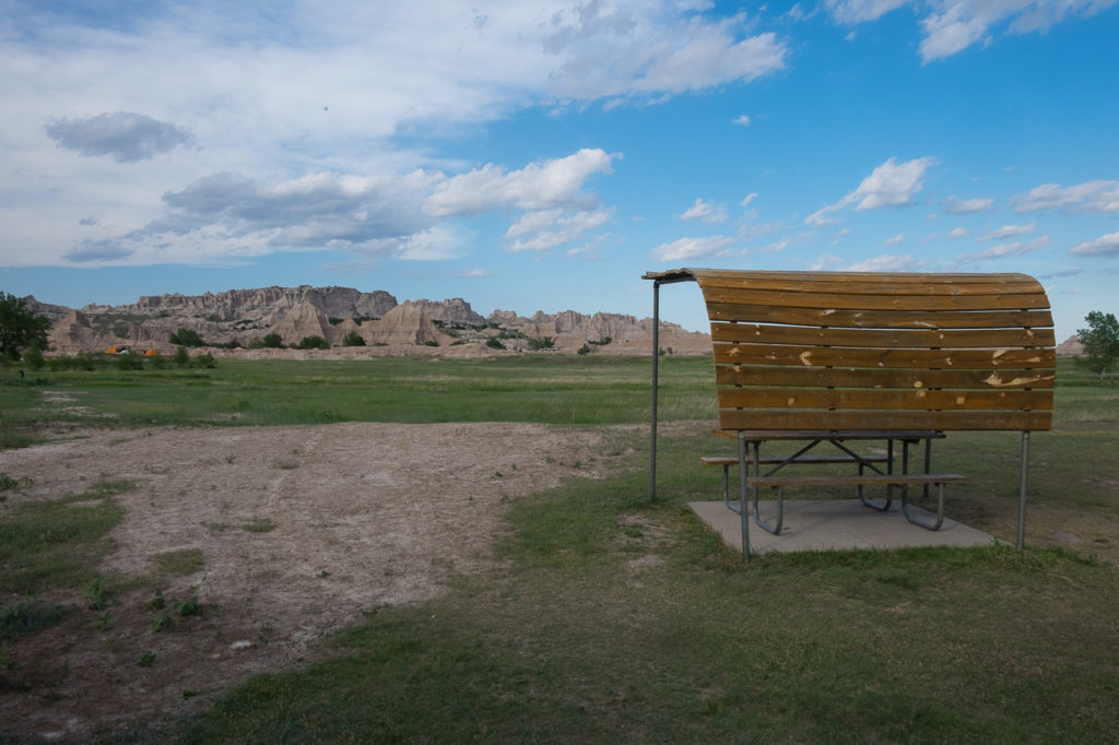 view from site 24 at Cedar Pass in the Badlands