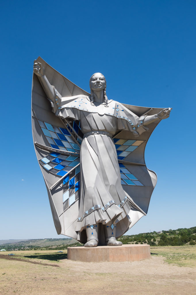 Dignity statue in Chamberlain, SD