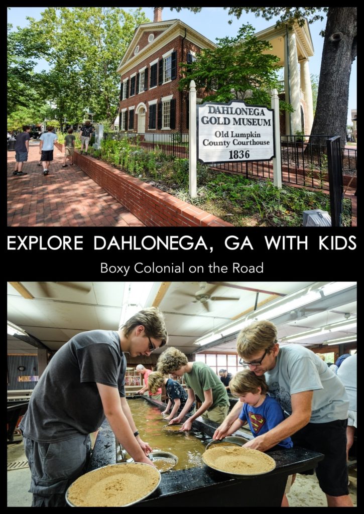 Things to do in Dahlonega, Georgia with kids: gold museum and touring the Consolidated Gold Mine