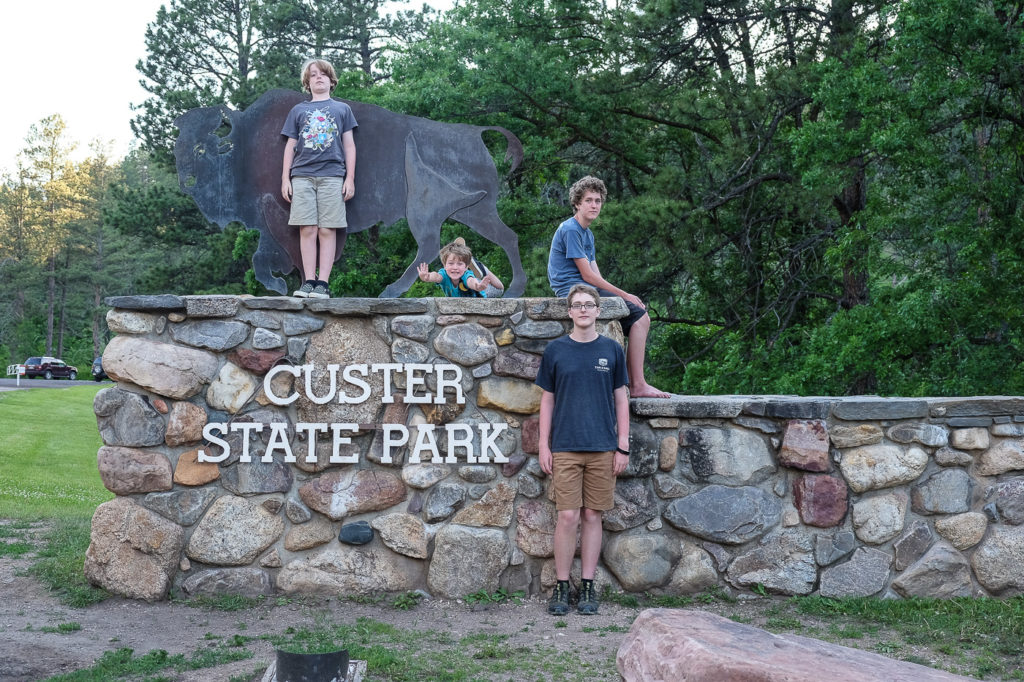 exploring Custer state park with kids