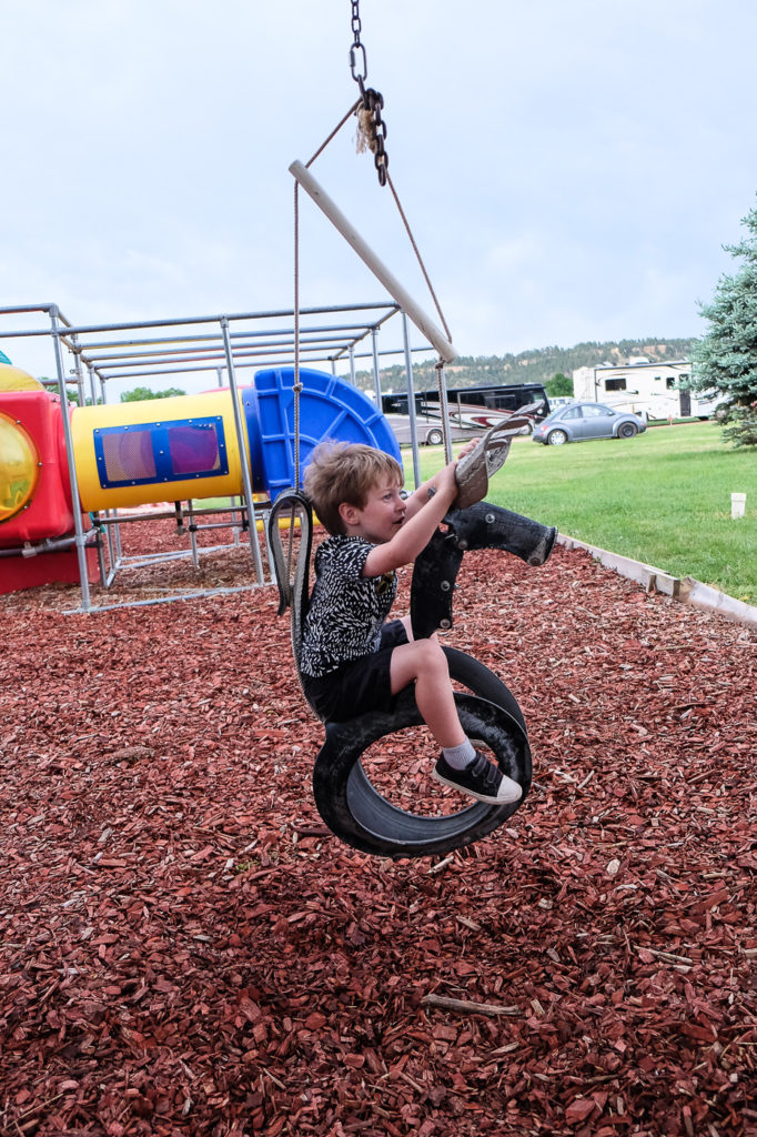 playground at devils tower koa