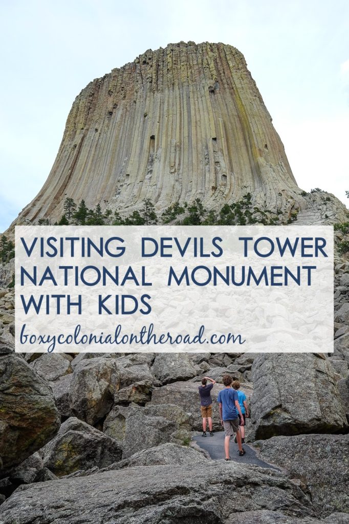 Visiting Devils Tower with kids: the United States' first National Monument, in Wyoming. Hike the tower trail and get a Junior Ranger badge