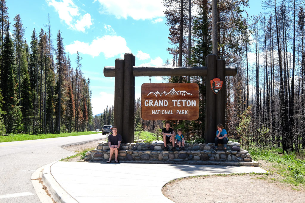 grand Teton national park entrance