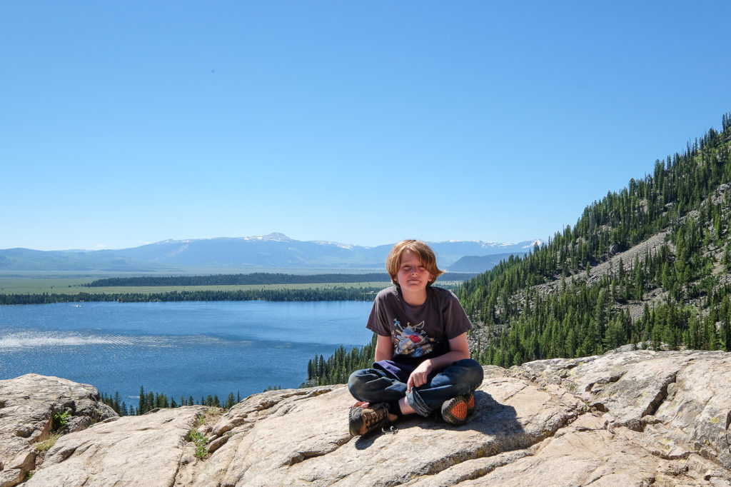 Gus at Inspiration Point, Grand Teton