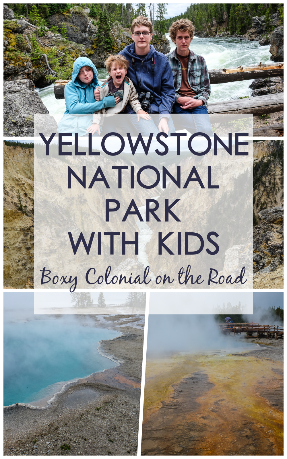 exploring the eastern half of the grand loop in Yellowstone National Park with kids: Fishing Bridge, Yellowstone Lake, Artist Point, Grand Canyon of the Yellowstone, West Thumb