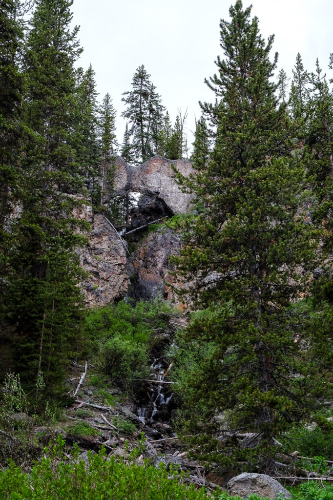 natural bridge, Yellowstone national park