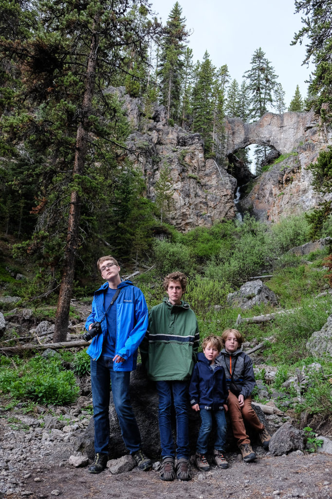 natural bridge trail, Yellowstone national park