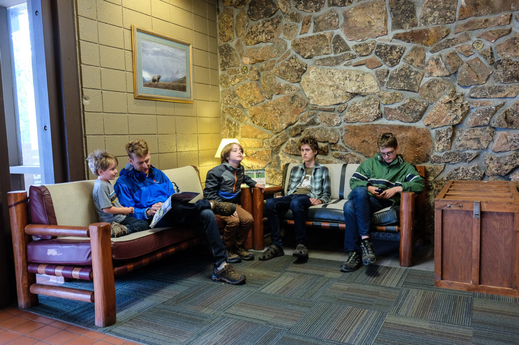 grant village visitors center, Yellowstone