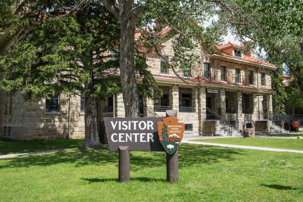 Albright Visitor Center in Mammoth Hot Springs, Yellowstone