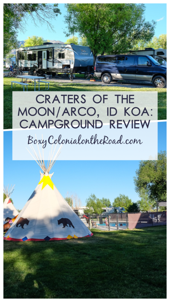 Campground Review of Craters of the Moon/Arco KOA in Arco, ID
