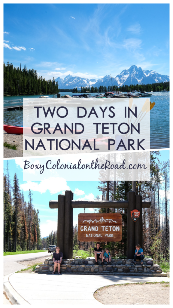 Visiting Grand Teton National Park with kids: Jackson Lake, Jenny Lake, Inspiration Point, Mormon Row, etc