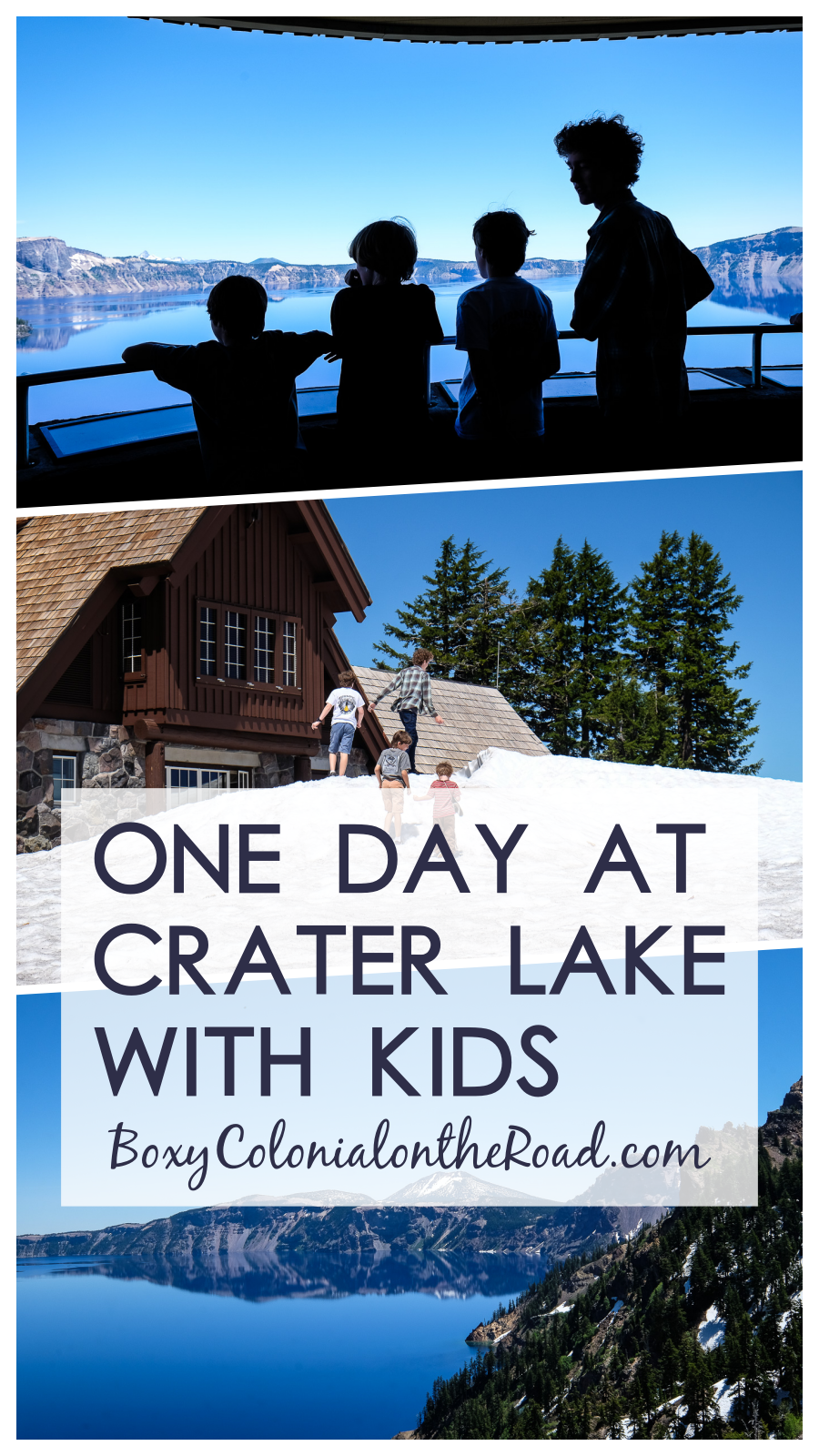 What to see with one day in Crater Lake National Park with kids #familytravel #rvtravel #nationalparks #nps