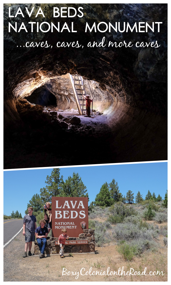 Visiting Lava Beds National Monument in Northern California with kids. Great spot for hiking and exploring tons of lava tube caves. Also a Hawks Nest Tionesta Campground review #nps #nationalparks #caves #familytravel #campgroundreview #rving