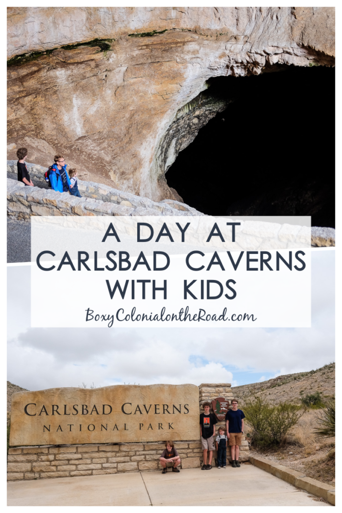 Carlsbad Caverns National Park in New Mexico with kids: junior ranger program, cave tours, bats #nps #nationalparks #newmexico #roadtrip