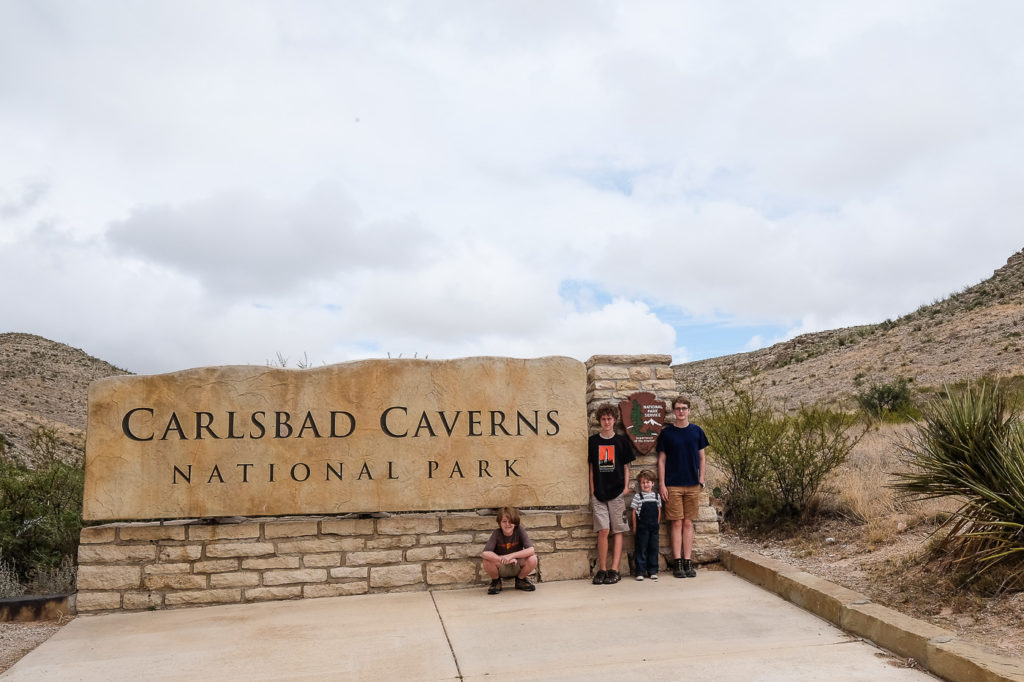 Carlsbad Caverns sign 