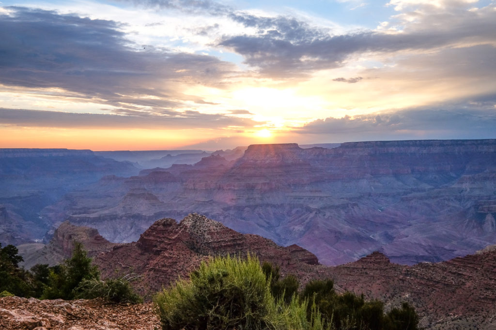 Desert View sunset, Grand Canyon