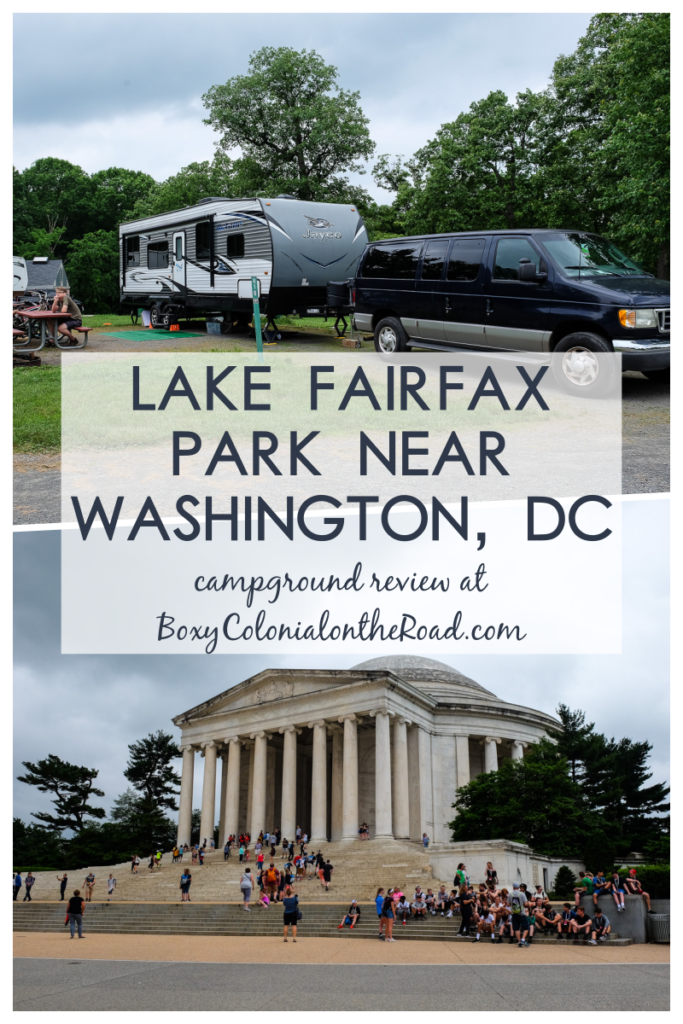 Campground review of Lake Fairfax Park in Reston, VA near Washington, DC. This county park is a great RV camping alternative to higher priced private parks.