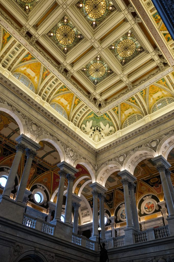 another pretty ceiling in the Library of Congress