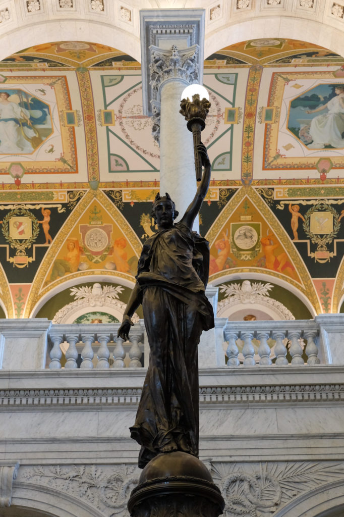 statue in Library of Congress