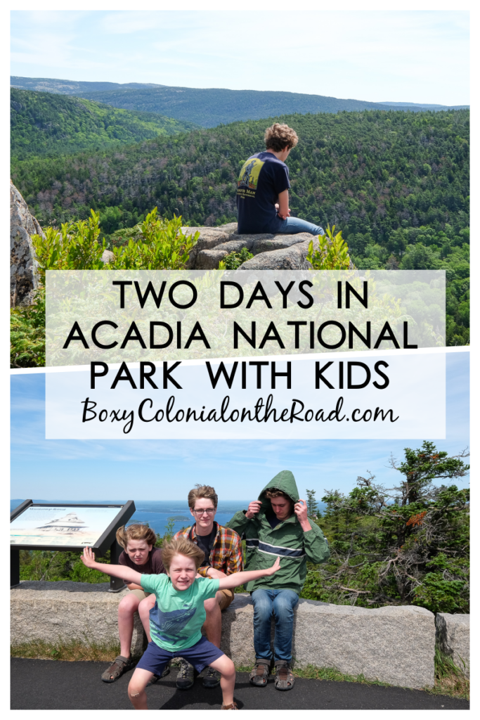 Two days in Acadia National Park in Maine with kids: hiking trails, nature cruise, Cadillac Mountain, and restaurant suggestions
