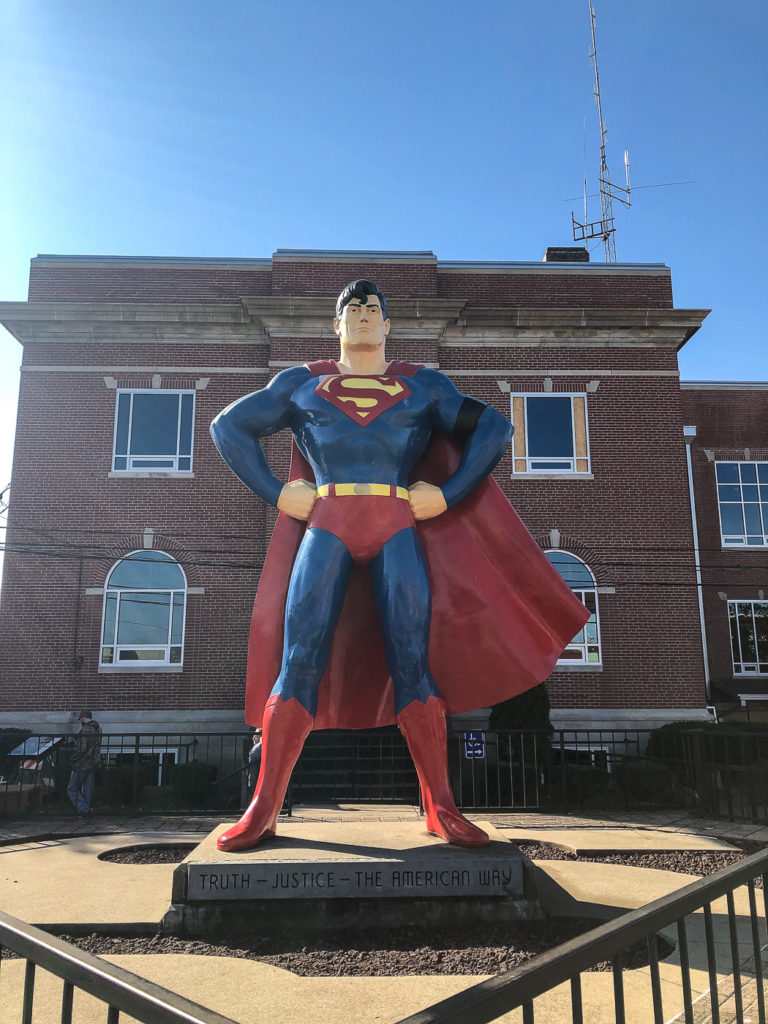 Superman statue, Metropolis, Illinois