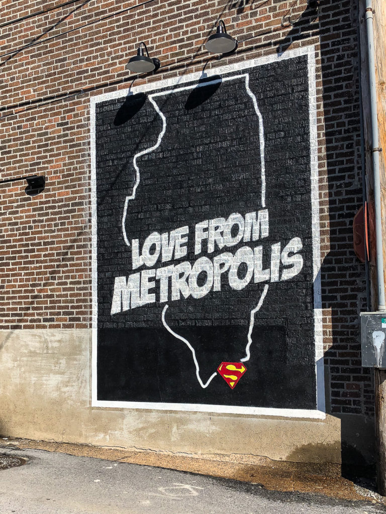 Love from Metropolis wall