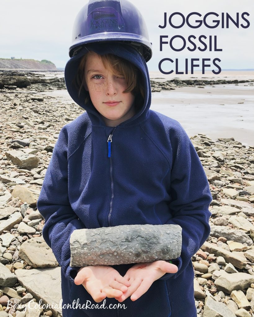 A visit to the Unesco World Heritage site, Joggins Fossil Cliffs in Nova Scotia Canada. Tips on touring with younger kids.
