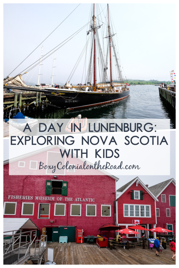 Our day in Lunenburg, Nova Scotia with kids: bike ride from Mahone Bay, Fisheries Museum, and the Bluenose II