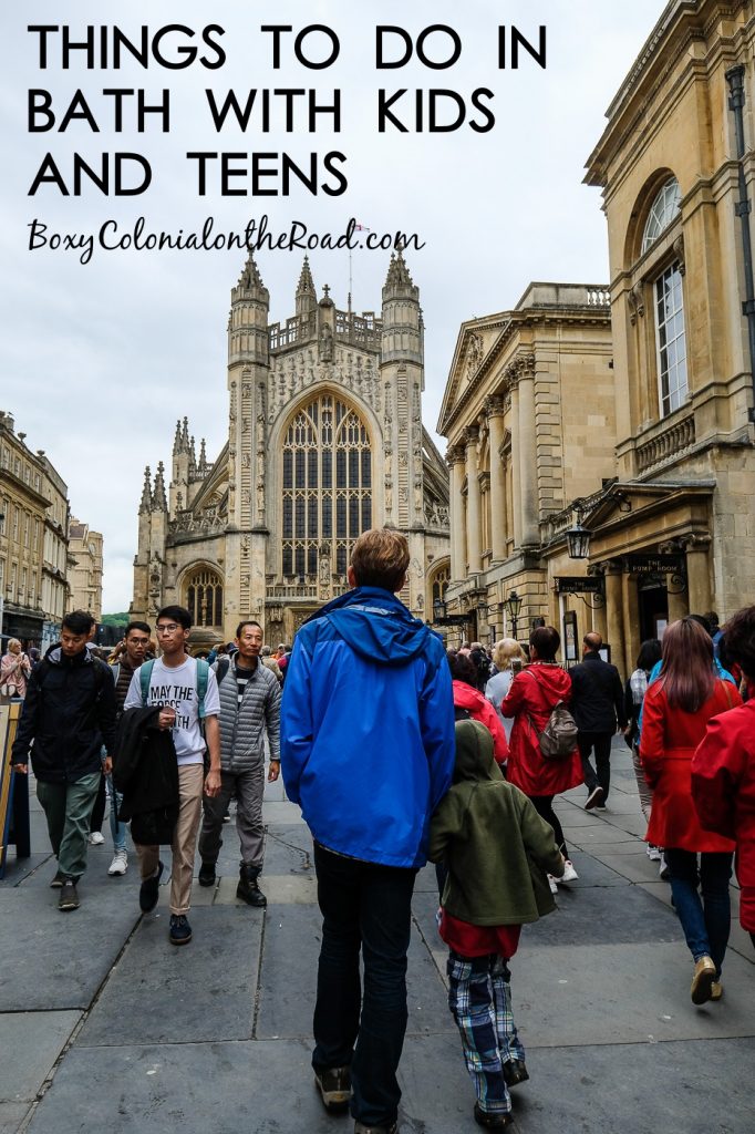 two days in Bath, England with kids and teens: Roman Baths and No. 1 Royal Crescent