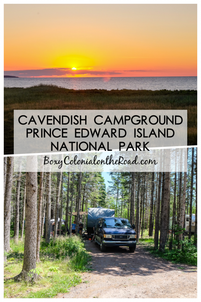 Campground review of Cavendish Campground in Prince Edward Island National Park, Canada.