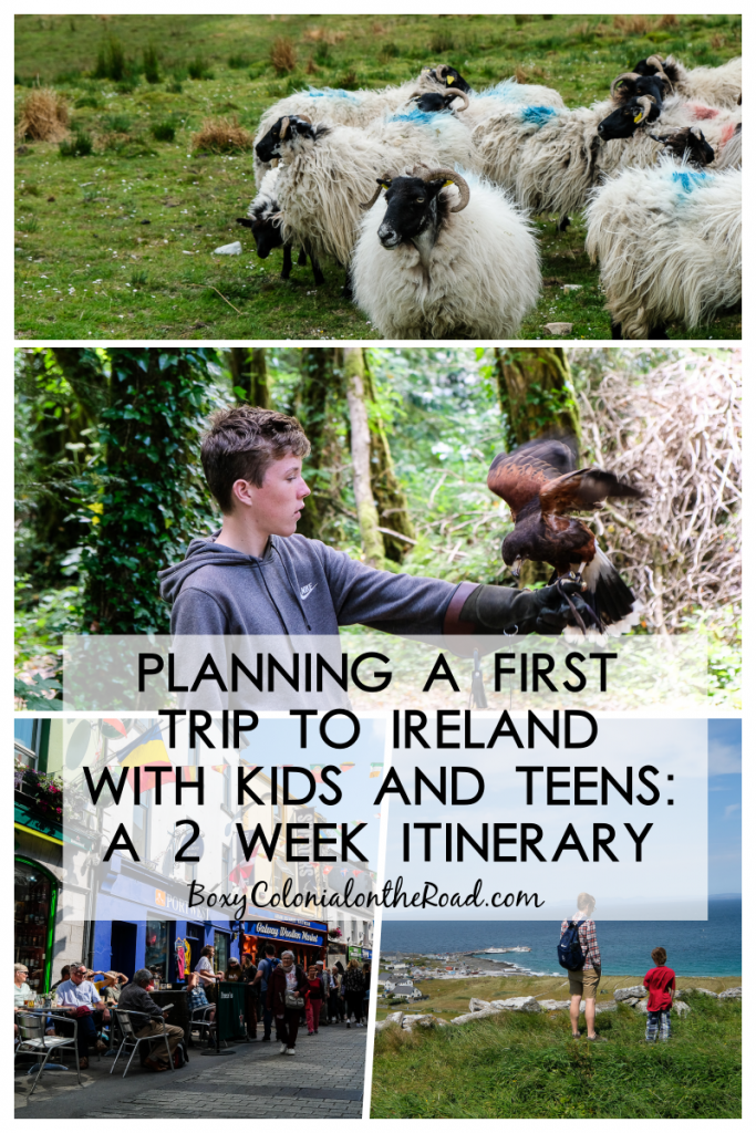 planning a first trip to Ireland with kids and teens: our 2 week itinerary
