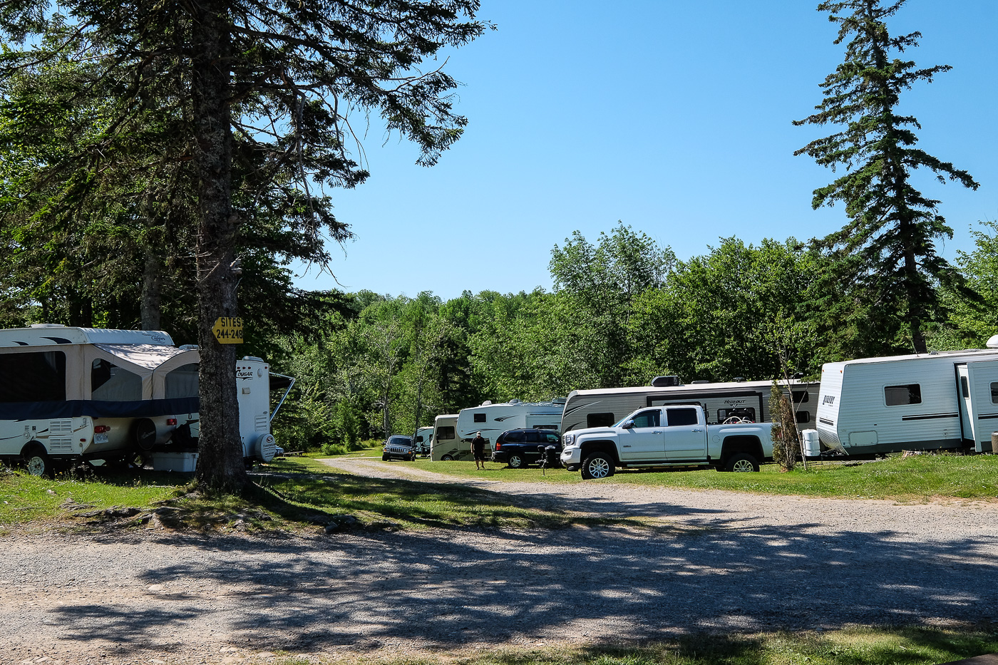 Baddeck Cabot Trail Campground Review: Cape Breton Island, Nova Scotia ...