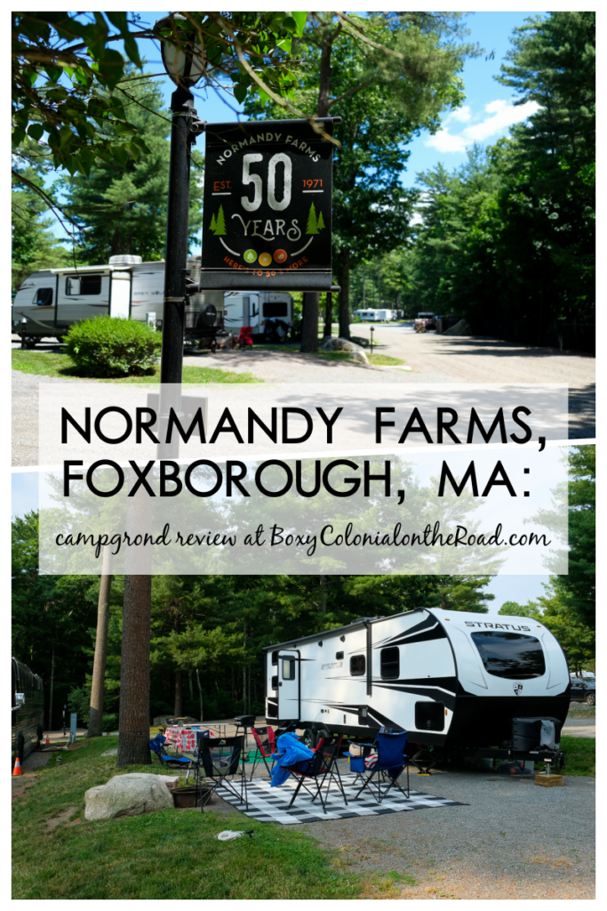 Normandy Farms in Foxborough, MA: A Campground Review - Boxy Colonial 