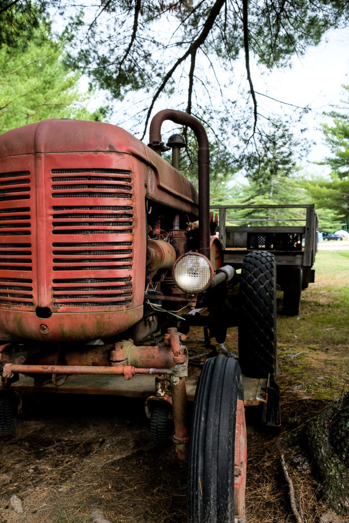 old tractor at KOA