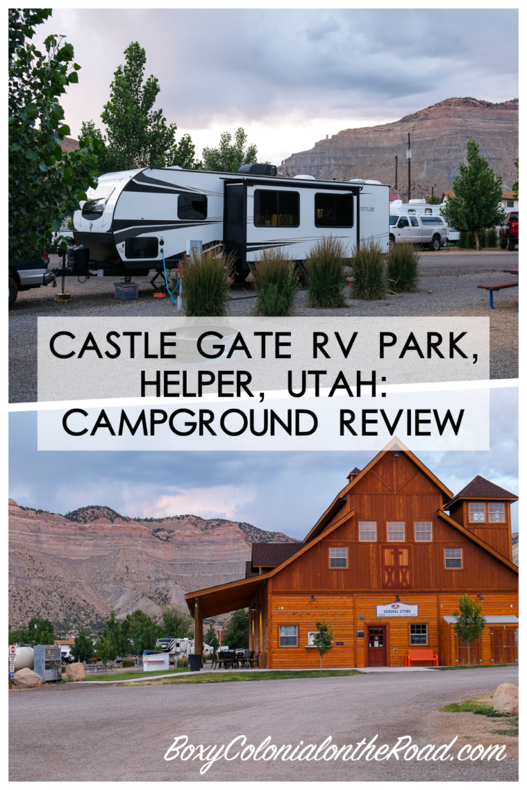 An Evening in Helper, Utah and a Review of Castle Gate RV Park - Boxy ...